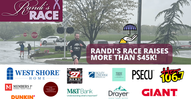 2022 Randi's Race raises more than $45,000 banner image with sponsors