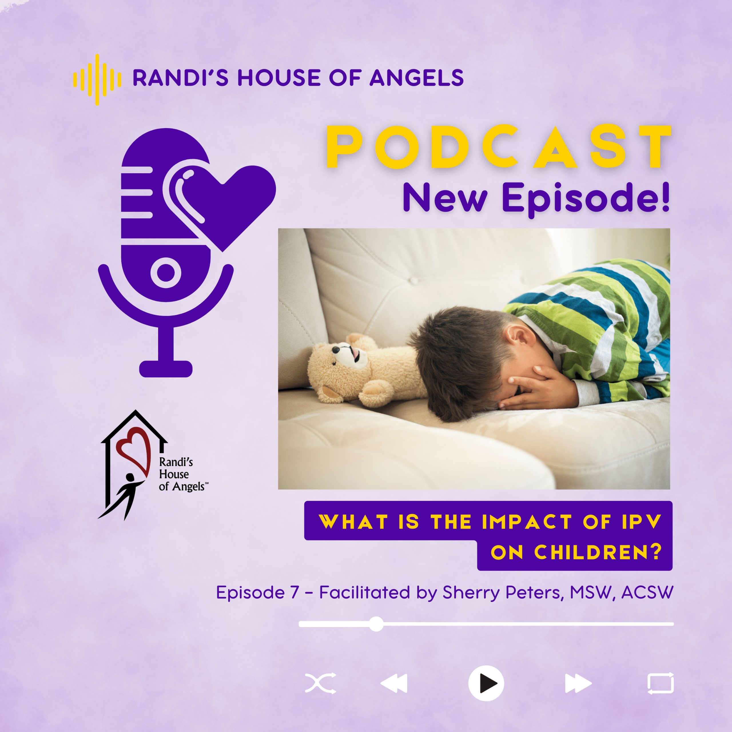 Randi's House of Angels (RHOA) Podcast Episode 7 - What is the impact of IPV on children? - cover art