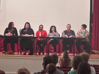 Randi's House of Angels founder, Nancy Chavez, recently had the opportunity to participate in a Panel Discussion held at Shippensburg University to speak during Domestic Violence Awareness month.