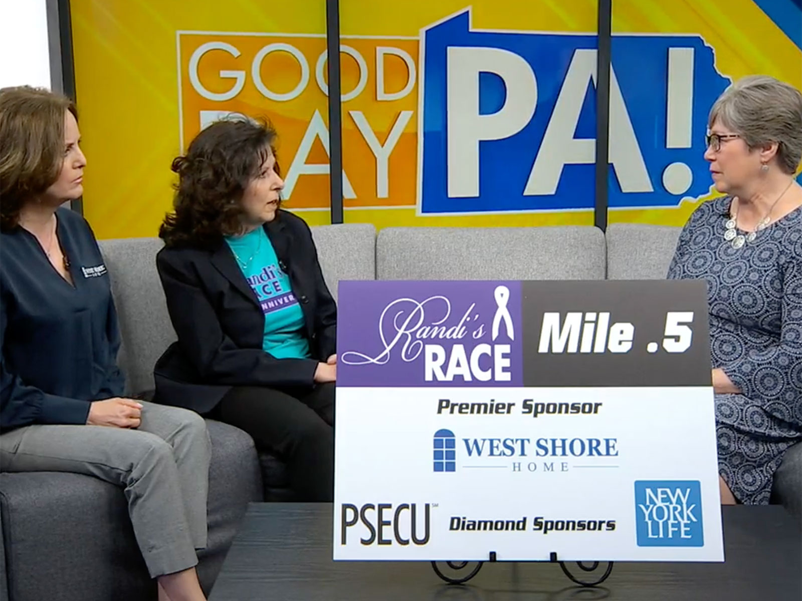 In case you missed it, here's the link to our segment from Good Day PA. Nancy Chavez and Kirsten Page with West Shore Home met with Susan Cort to discuss the upcoming 21st Annual Randi's Race.